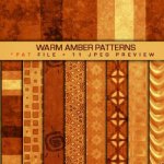 Warm Amber Patterns